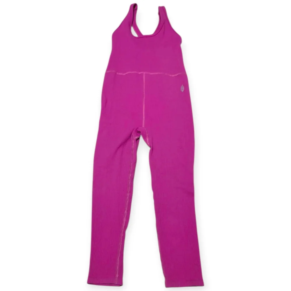 Free People Movement Throw Active One Piece Ribbed Sleeveless Jumpsuit